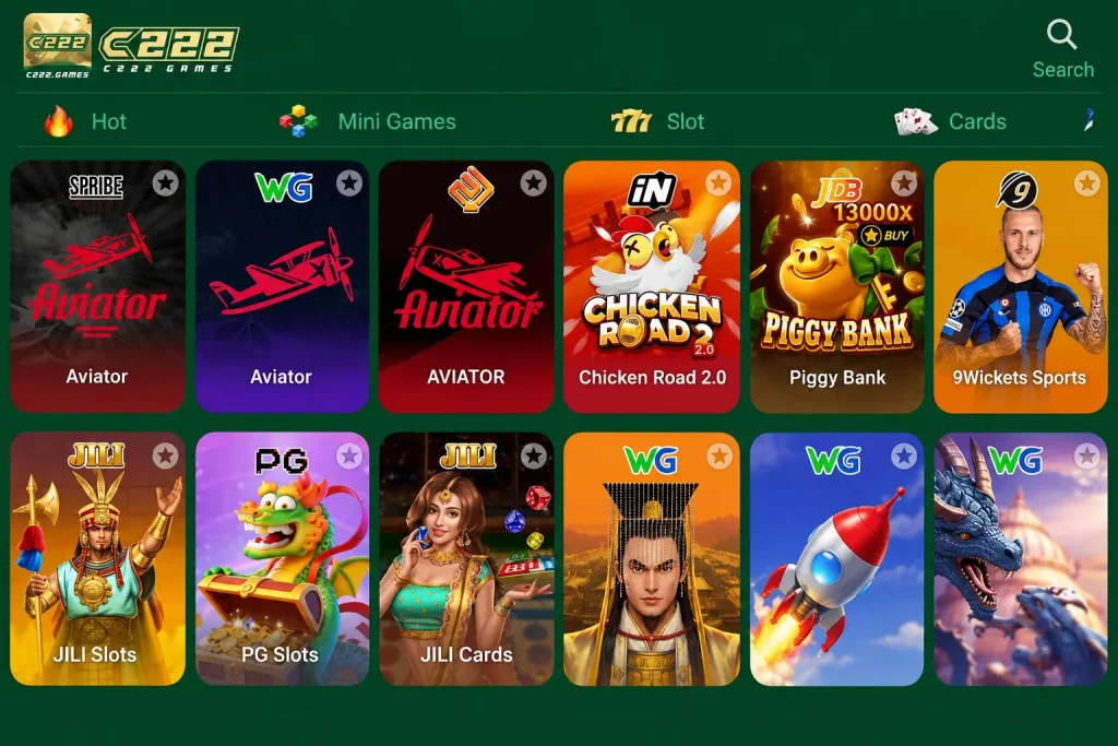 c222 game